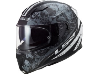 Integralhelm LS2 FF320 Stream Evo Throne black matt titan