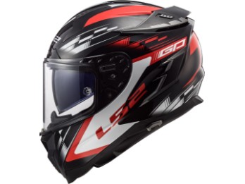 Integralhelm LS2 FF327 Challenger black red