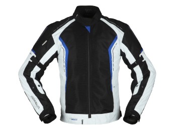 TEX Sommerjacke Modeka Khao Air schwarz-grau-blau