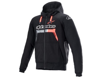 Chrome Ignition Hoodie black-red -fluo