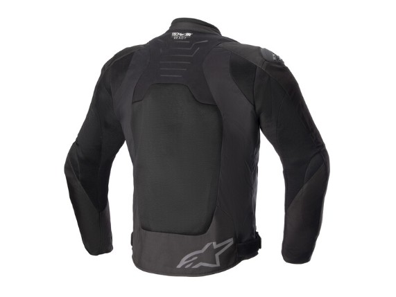 Alpinestars SMX Air Motorrad Textiljacke – Perforiert, Schwarz/grau/orange, Größe L