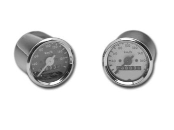 Micro Mini 48mm Tacho/ chrome/ 2240:60