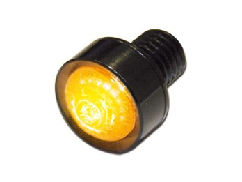 LED Blinker 'Mono' schwarz oder verchromt