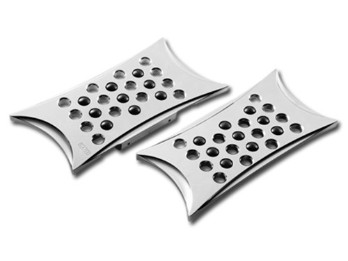 Ness Tech/ Batistini Billet Soziustrittbretter, Touring Modelle ab 1986 und Soft