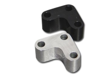 Fußrastenadapter für FXST84-99, links verchromt, 30mm