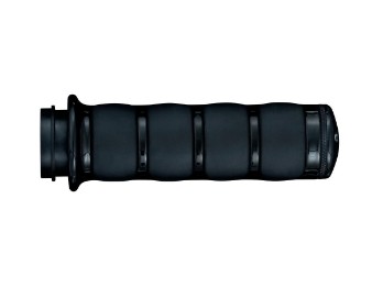 Iso-grips, black, 82-up cable throt tle