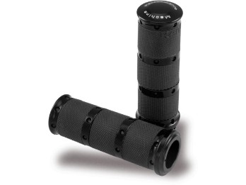 Contour XL Grips Black 1" Anodized, dual cable