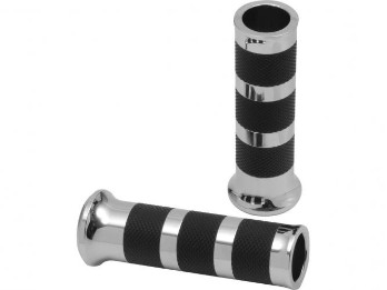 Zeta Grips Aluminium Polished 1" Cable operated