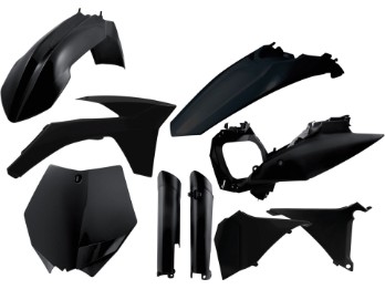Acerbis Plastikkit passt an KTM SX 125 150 250 `12 SXF 250 350 450 11-12 schwarz