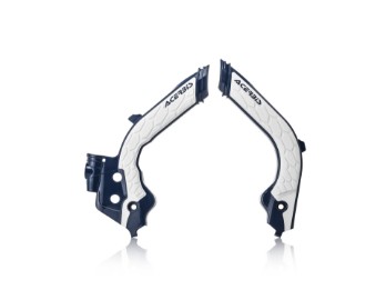 Acerbis Rahmenschützer X-Grip passt an Husqvarna FC FS TC ab19 FE TE TX ab20 GasGas MC EC ab21 blau/weiß