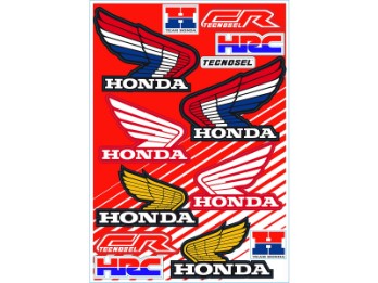 Aufkleberbogen Stickerbogen Honda Vintage Racing Kit 50x35cm