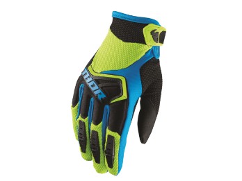 Youth Spectrum Gloves Kinder Motocross Handschuhe green/black/blue