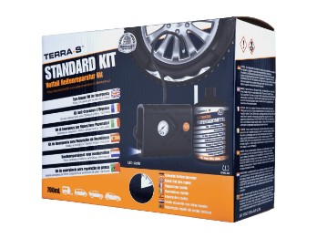 TERRA-S Reifenpannenset Standard Kit für PKW, Wohnwagen, Caravan, Anhänger