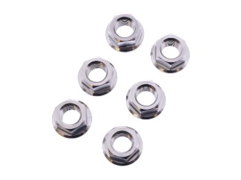 JMP Bolt Kettenradmutter Mutter M10x1,25 Edelstahl 6er Set
