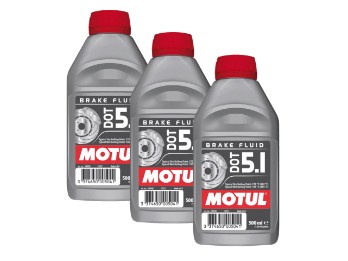 MOTUL Brake Fluid Bremsflüssigkeit DOT 5.1 3x500ml Flaschen