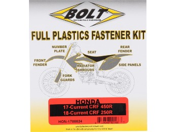 BOLT Schraubenkit Plastikteile passt an Honda CRF 250 18-21, 450 17-20