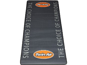 TWIN AIR Bodenschutzmatte Teppich Tankmatte Servicematte 180x79cm schwarz/orange