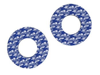 Neopren Griff Grip Donuts blau/weiß