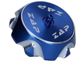 ZAP Tankdeckel Alu passt an Honda CRF 250 450 02-05 Suzuki RMZ 250 07-09 blau