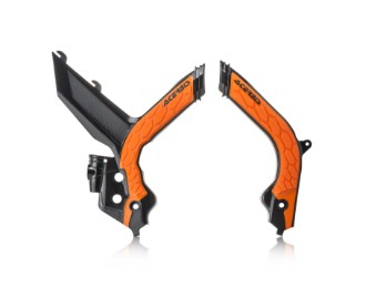 Acerbis Rahmenschützer X-Grip passt an KTM SX SXF 125 150 250 350 450 ab19 schwarz/orange
