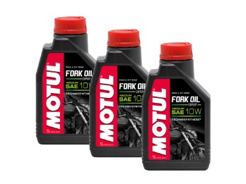 MOTUL Gabelöl Fork Oil Expert Medium SAE 10W 3x1Liter Flasche