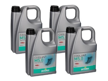 Motorex Coolant M5.0 Kühlflüssigkeit Ready To Use 4x4Liter Kanister