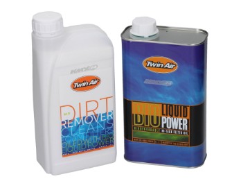 TWIN AIR Bio Pack Remover+Liquid Power Luftfilterreiniger+Luftfilteröl