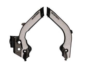 Acerbis Rahmenschützer X-Grip passt an Husqvarna FC FS TC ab19 FE TE TX ab20 GasGas MC EC ab21 schwarz/weiß