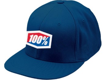 100% Official J-Fit Flexfit Base Cap Schirmmütze blau