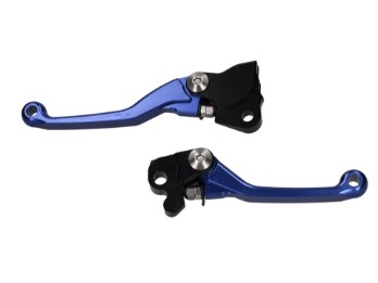 Kupplungs-Bremshebel Set Flexs passt an Yamaha YZ 65 85 ab15 blau