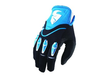 Flow Gloves Motocross Enduro Handschuhe blau/schwarz