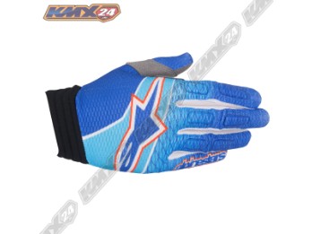 Aviator Gloves 2017 Handschuhe blau/cyan/rot