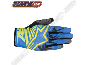 Racer Braap Handschuh gelb/blau/limette