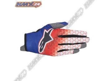 Radar Flight Gloves 2017 Handschuhe rot/blau/weiß