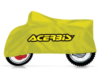 Abdeckplane Abdeckhaube für Motocross Enduro Motorräder 2,10x1,00m gelb
