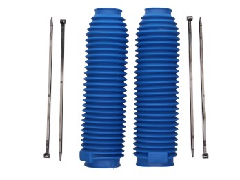 Faltenbälge für Gabel 42-45mm Länge 200-350mm blau