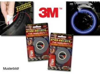 3M Felgenring Aufkleber 17-18" 5mm 6m + Aufklebehilfe silber