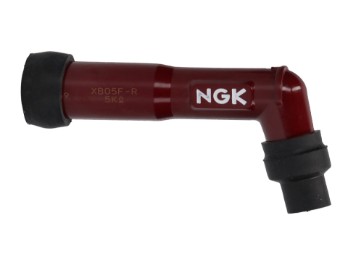 NGK Zündkerzenstecker XB05F-R mit Entstörwiderstand rot