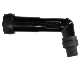 NGK Zündkerzenstecker XD01F-S mit Entstörwiderstand schwarz