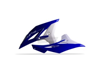 Polisport Kühlerspoiler passt an Yamaha YZ 250F 10-13 WR 450F 12-15 blau/weiß
