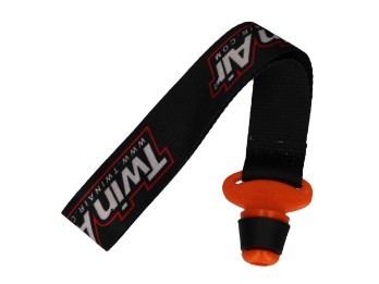 Twin Air Auspuffstopfen Auspuffstöpsel Silencer Plug Größe 18-21mm orange/schwarz
