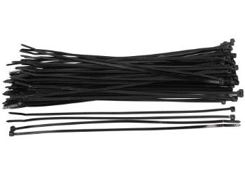 Profi Kunststoff Kabelbinder 4,7x370mm schwarz 100Stück im Set