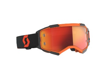 Brille Fury Goggle schwarz/orange - orange verspiegelt