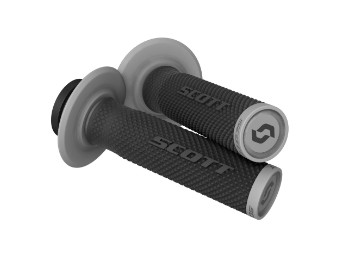 Scott SX II Lock On Grips Lenker Griffe+Cam Set black/grey