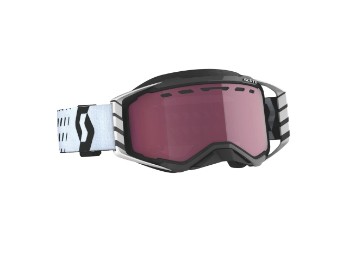 SCOTT Brille Prospect Goggle SnowCross weiß/schwarz - Brillenglas rosa