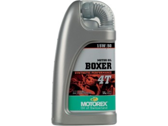 MOTOREX Boxer 4T 15W50 Synthetisches Hochleistungs-Motorenoel 1Liter Flasche