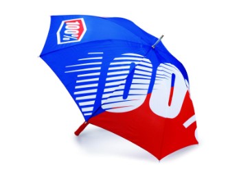100% Umbrella Regenschirm blau/rot/weiß