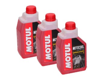 MOTUL Motocool Factory Line Motorrad Kühlflüssigkeit 3x1Liter Flasche