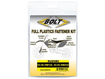 Bolt Schraubenkit Plastikteile passt an Suzuki RM 125 250 93-95