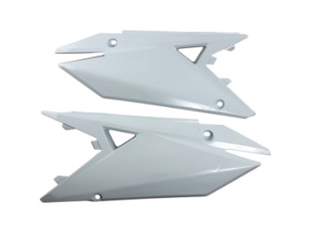 UFO Seitenteile passt an Suzuki RMZ 250 ab19 450 ab18 weiß
